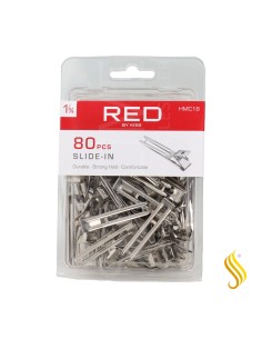 Red Kiss Slide In 1 3/4" 80 Piezas Clips